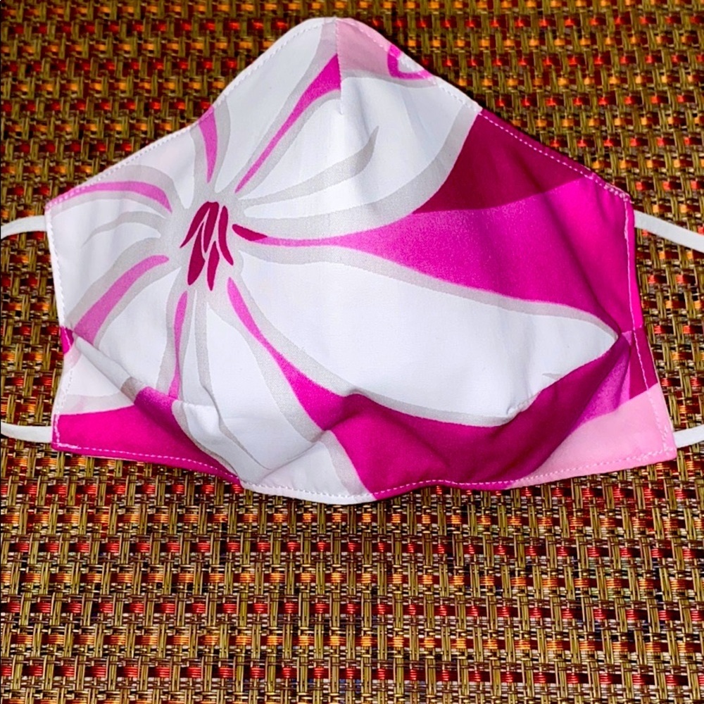 Hawaiian Fabric face mask!